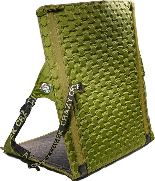 Crazy Creek Hex 2.0 Longback Chair Olive / Slate Grey v:4179506 Crazy Creek Hex 2.0 Longback Chair Olive / Slate Grey v:4179506