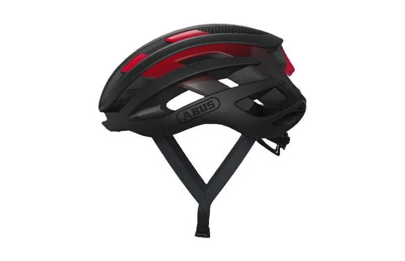 Abus Sykkelhjelm Airbreaker Black Red v:4852672