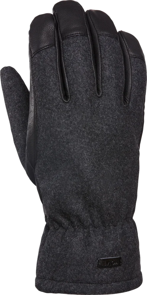 Kombi Men's Lumberjack Wool Blend Gloves Black v:9103371