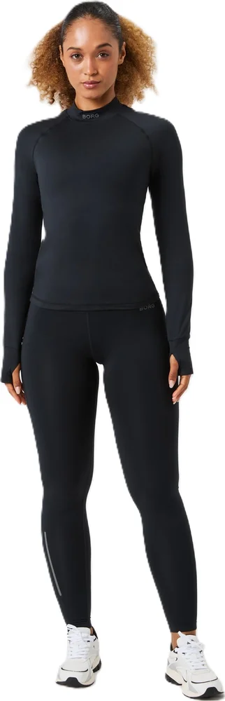Björn Borg Women’s Borg Performance Brushed Mockneck Black Beauty v:5357380 Björn Borg Women’s Borg Performance Brushed Mockneck Black Beauty v:5357380