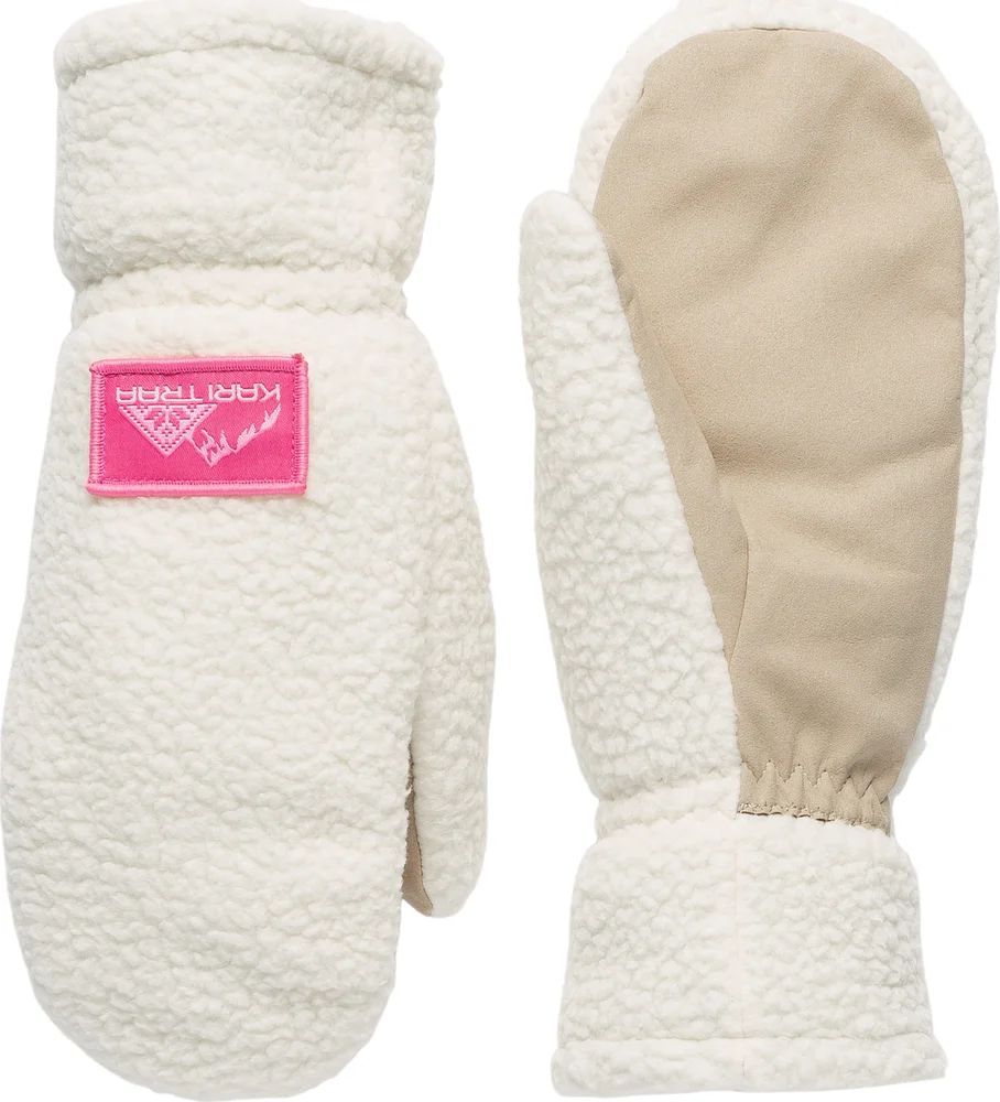Kari Traa Women's Rothe Pile Mittens Light Beige v:9840387