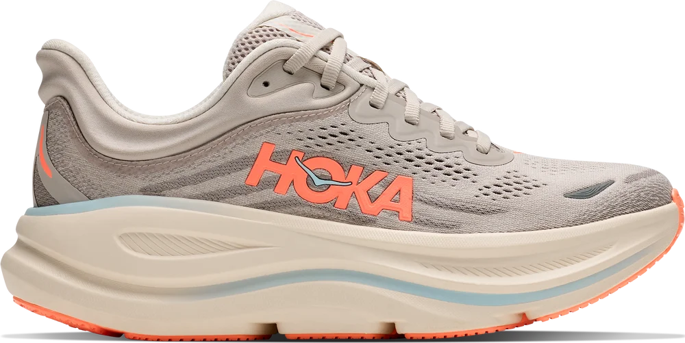 Hoka Women's Bondi 9 River Rock Grey/Mineral Ore v:6003906