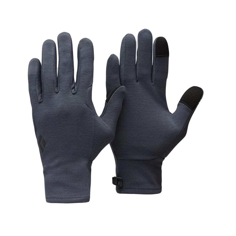 Black Diamond Midweight Wool Liners Charcoal v:1129003