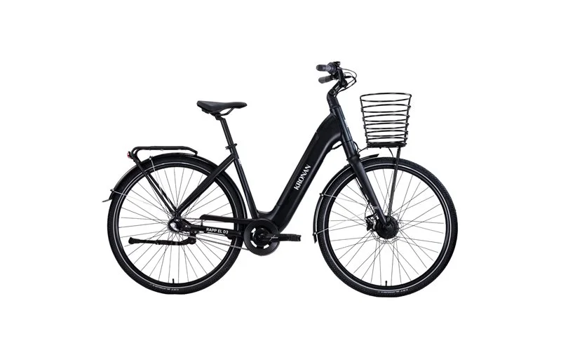 Elsykkel dame Kronan Rapp 3 Black Matt v:5651385