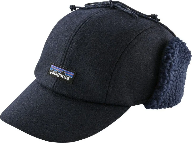 Recycled Wool Ear Flap Cap Classic Navy (2019) v:5331984