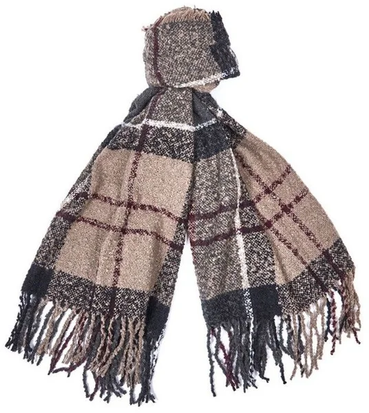 Tartan Boucle Scarf Winter Dress Tartan v:2072310