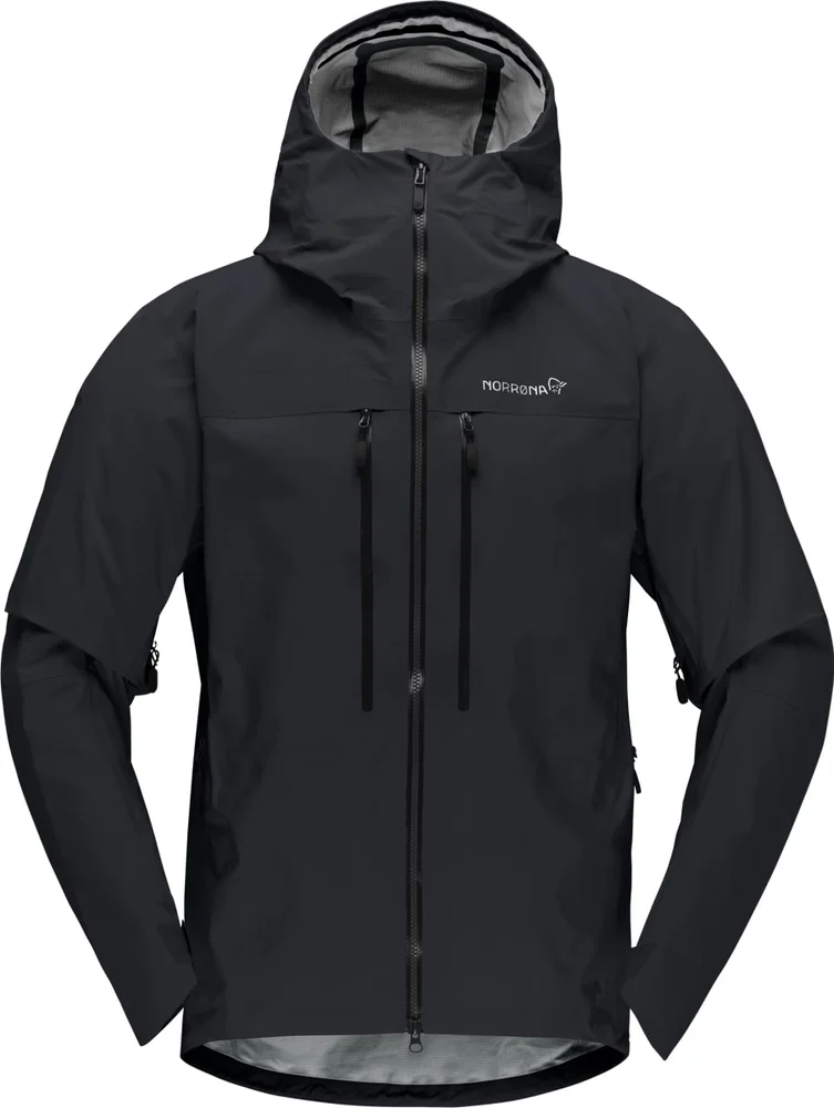 Norrøna Men's Trollveggen GORE-TEX Pro Light Jacket Caviar Black v:7525855