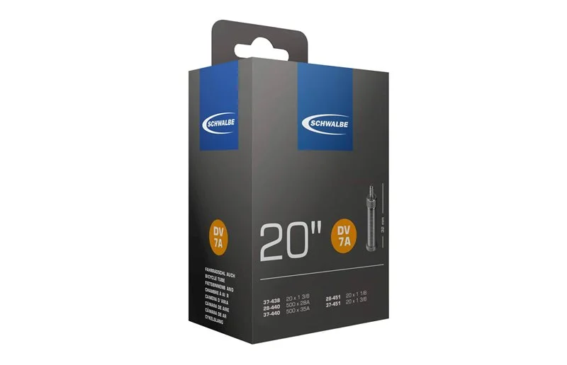 Schwalbe Sykkelslange DV 7A Standard 28/37-438/451 Sykkelventil 32 mm v:3314051