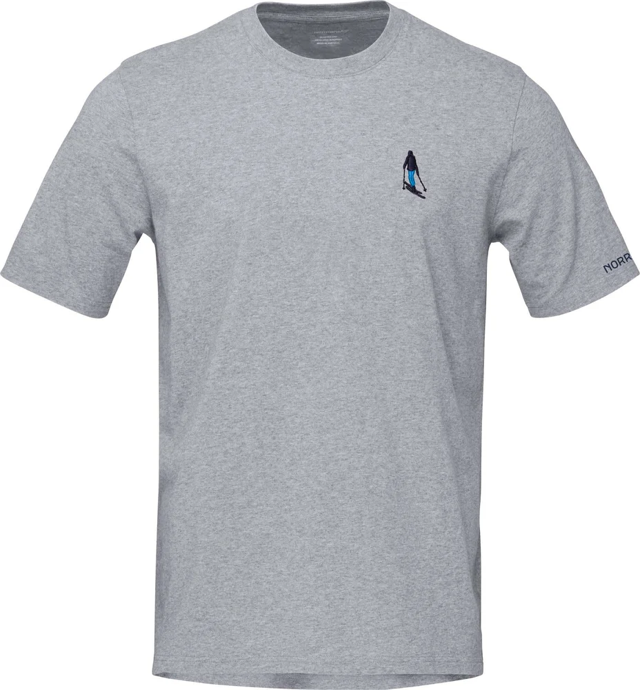 Norrøna Men’s /29 Cotton Activity Embroidery T-Shirt Grey Melange v:3676639 Norrøna Men’s /29 Cotton Activity Embroidery T-Shirt Grey Melange v:3676639