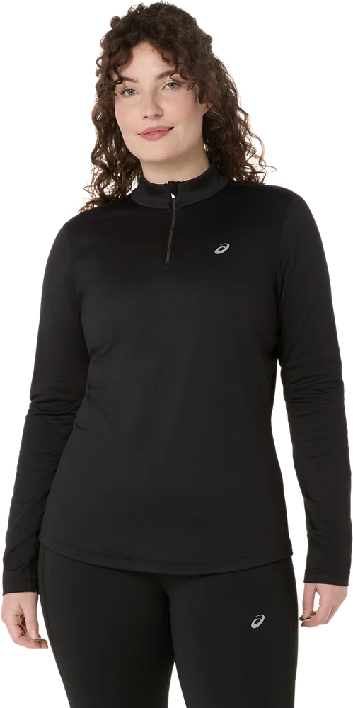 Asics Women's Asics Core Long Sleeve 1/2 Zip Winter Top Performance Black v:3832728