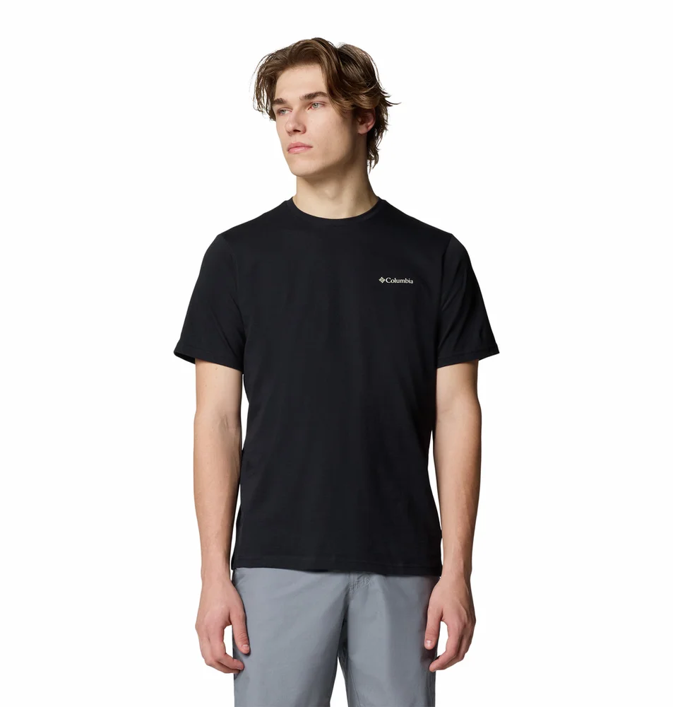 Columbia Men’s Rockaway River Graphic SS Tee Black/Winding Wonder v:8118610 Columbia Men’s Rockaway River Graphic SS Tee Black/Winding Wonder v:8118610
