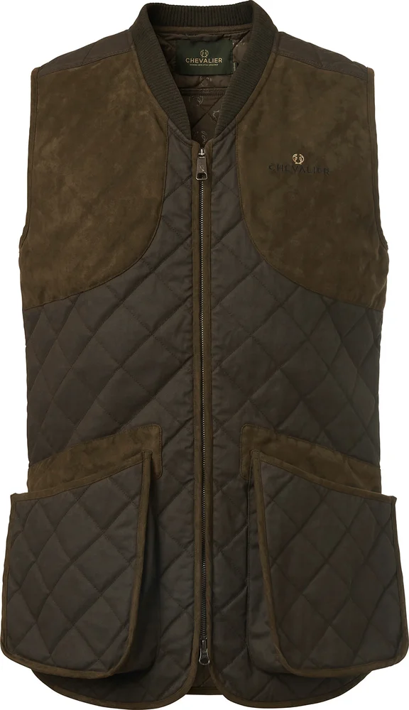 Chevalier Men’s Vintage Shooting Vest Leather Brown v:3611999 Chevalier Men’s Vintage Shooting Vest Leather Brown v:3611999