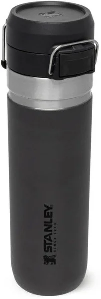 The Quick Flip Water Bottle 0.7L Charcoal v:4276650