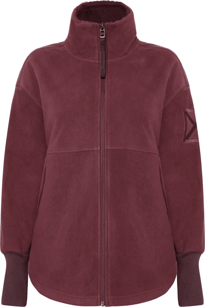 Didriksons Women's Ronja Full Zip Old Rust v:1522114
