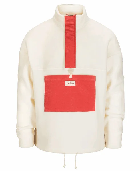 V-Bond Cord Fleece Mens Natural/Weathered Red v:6888524