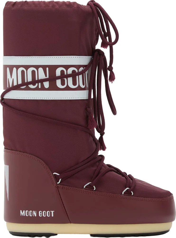 Moon Boot Unisex Icon Nylon Burgundy v:9554859