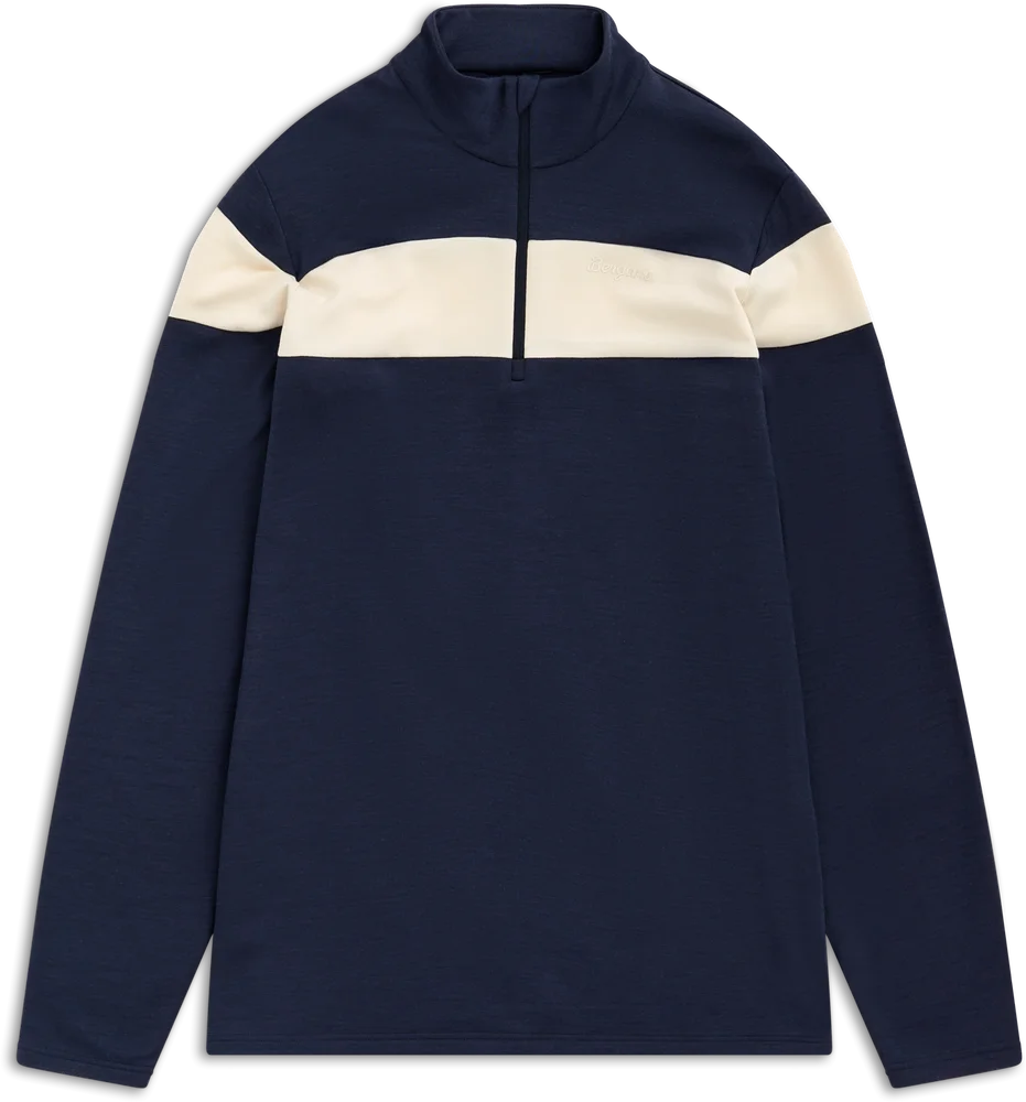 Bergans Men´s Uldal Wool Half Zip Dark Navy/creme v:9804537 Bergans Men´s Uldal Wool Half Zip Dark Navy/creme v:9804537