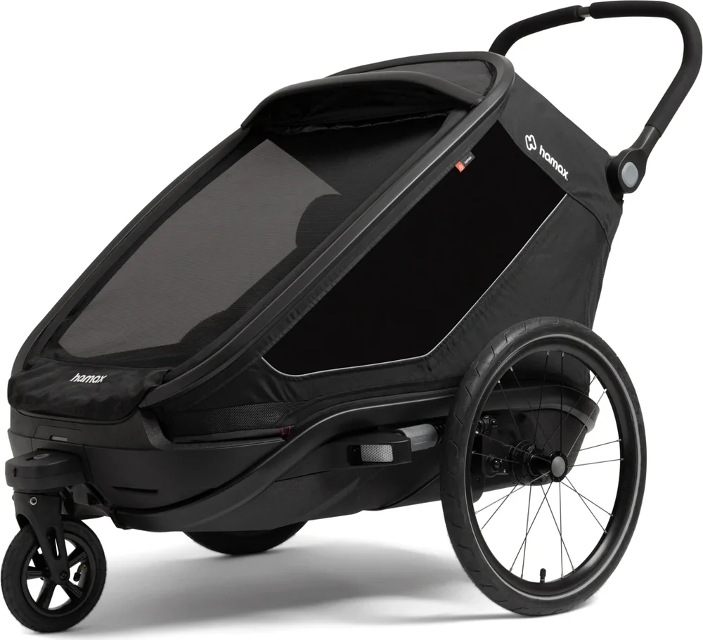 Hamax Outback Next Single Bicycle Trailer Black v:9041740 Hamax Outback Next Single Bicycle Trailer Black v:9041740