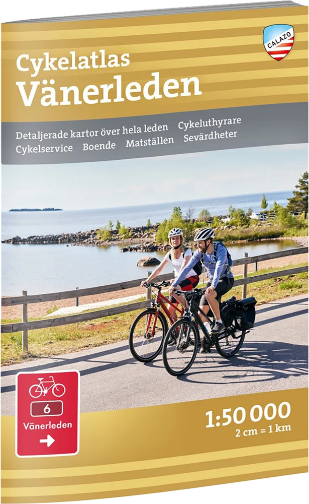 Calazo förlag Cykelatlas Vänerleden 1:50.000 NoColour v:7685651 Calazo förlag Cykelatlas Vänerleden 1:50.000 NoColour v:7685651