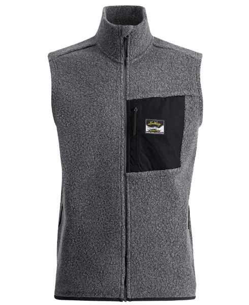 Flok Wool Ms Pile Vest Granite v:1708147