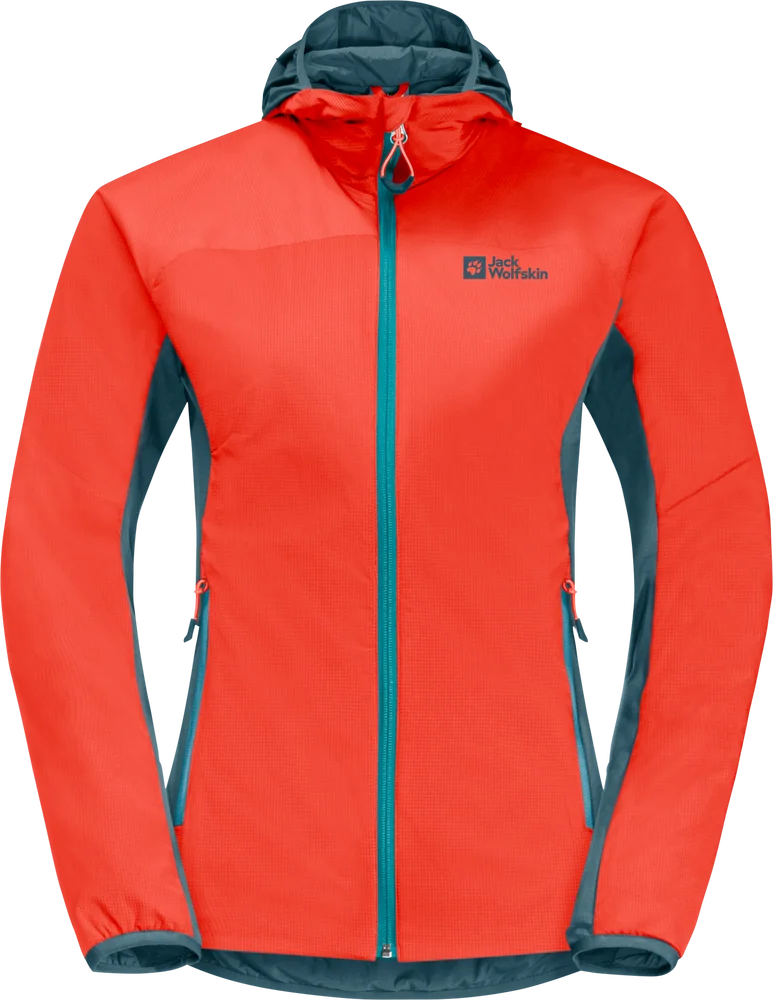 Jack Wolfskin Women's Alpspitze Insulated Hoody Grenadine v:9408845