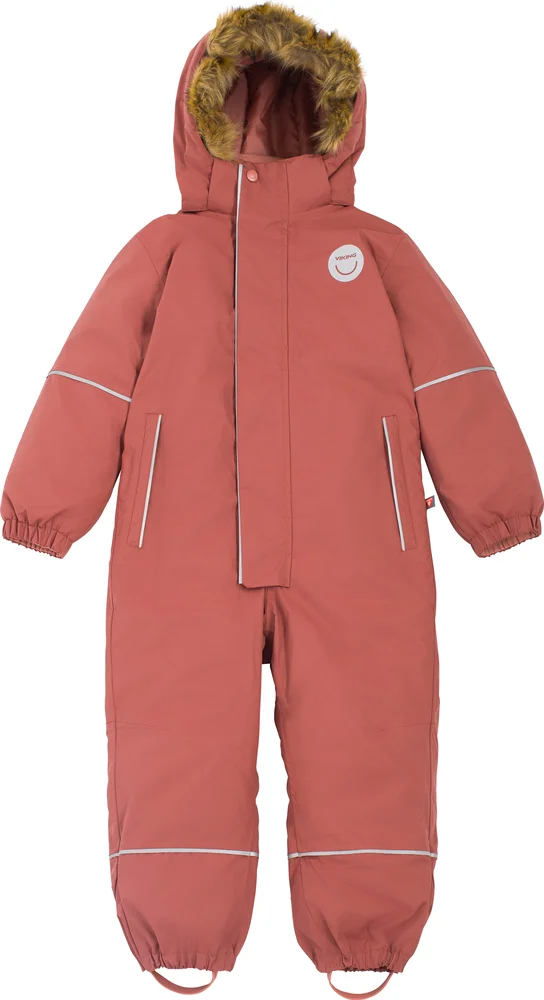 Viking Footwear Kids' Play Winter Playsuit Thermal Dark Pink v:3677531