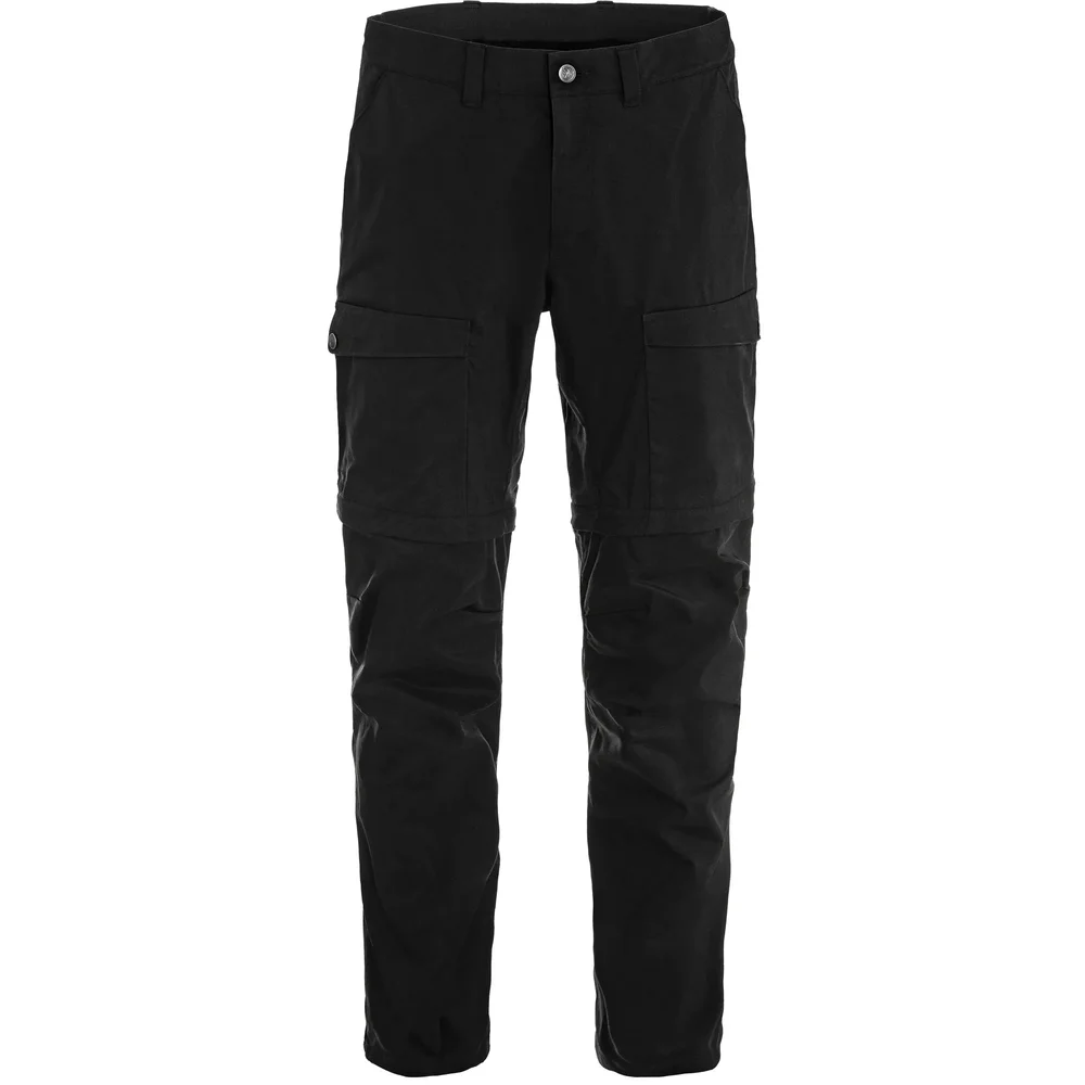 Fjällräven Men's Abisko Hybrid Trail Trousers Zip-Off Black v:6169961