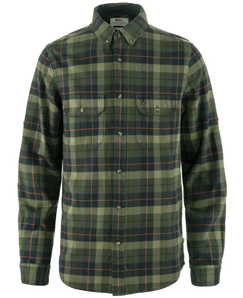 Singi Heavy Flannel Shirt M Black-Deep Forest v:2239502 Singi Heavy Flannel Shirt M Black-Deep Forest v:2239502