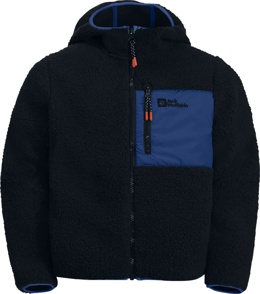 Jack Wolfskin Kids’ Ice Curl Hood Jacket Night Blue/Night Blue v:9340132 Jack Wolfskin Kids’ Ice Curl Hood Jacket Night Blue/Night Blue v:9340132