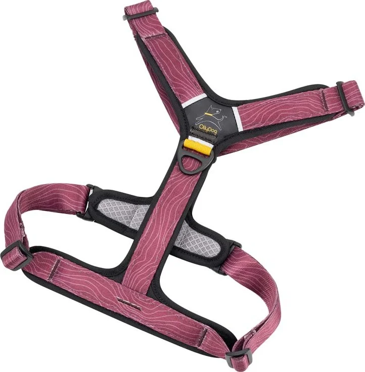OllyDog Alpine Reflective Comfort Harness Rosewood v:3819296