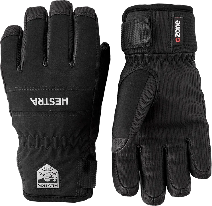 Hestra Kids´ Ferox Czone Jr – 5 Finger Black v:5647648 Hestra Kids´ Ferox Czone Jr – 5 Finger Black v:5647648