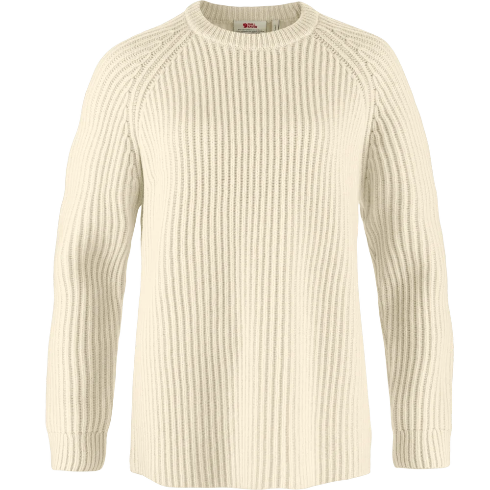 Fjällräven Women's Övik Rib Sweater Chalk White v:1305725
