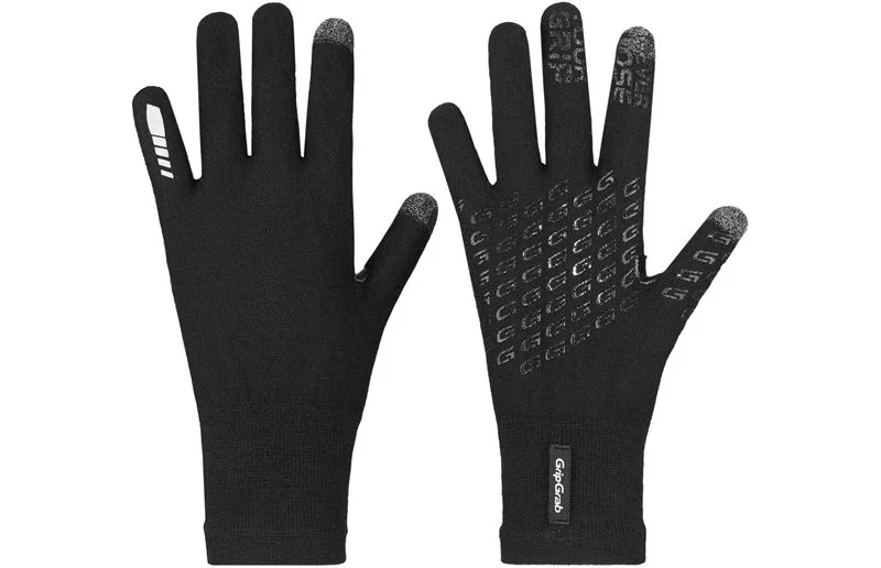 Sykkelhansker GripGrab Primavera 2 Merino Spring-Autumn Gloves Black v:7300370