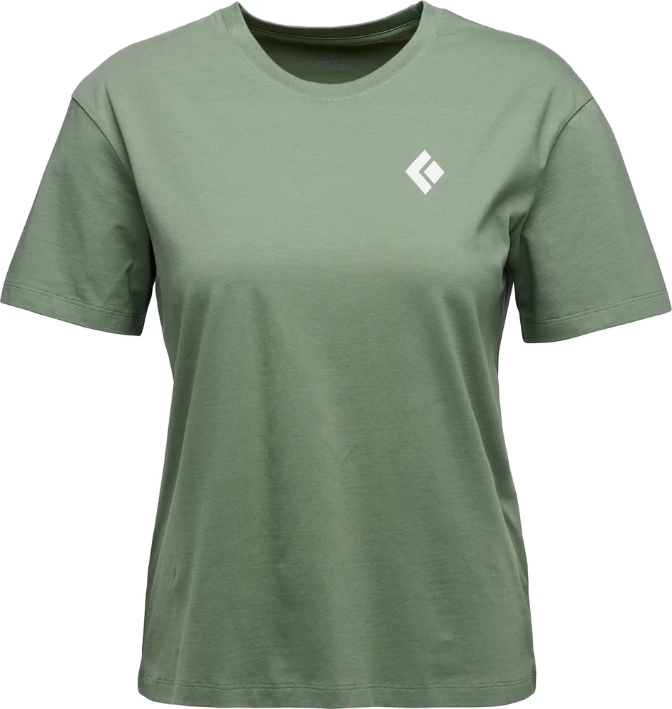 Black Diamond Women's Equipment For Alpinist Ss Tee Laurel Green v:7714003