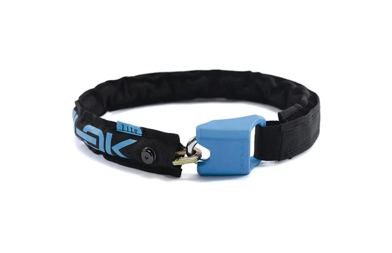 Kjedelås Hiplok Lite 75 cm x 6 mm Black/Blue/White v:8246148