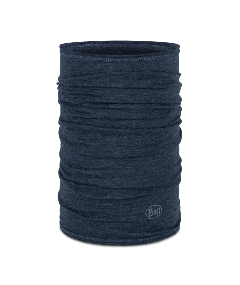 Buff Merino Lightweight Neckwear Solid Night Blue v:6363805