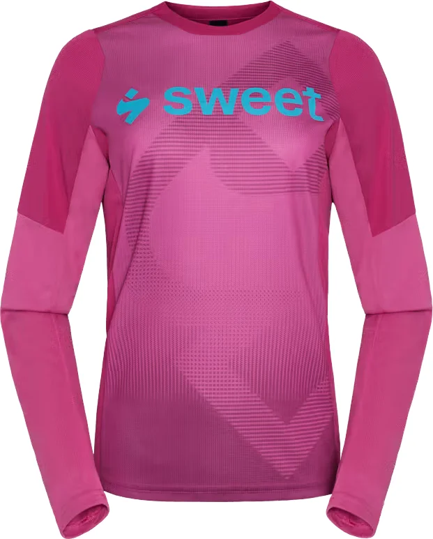Sweet Protection Women's Hunter II Trail Long Sleeve Fuchsia v:8859955