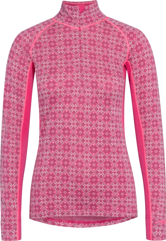 Kari Traa Women's Rose Light Half Zip Bright Pink v:2364460