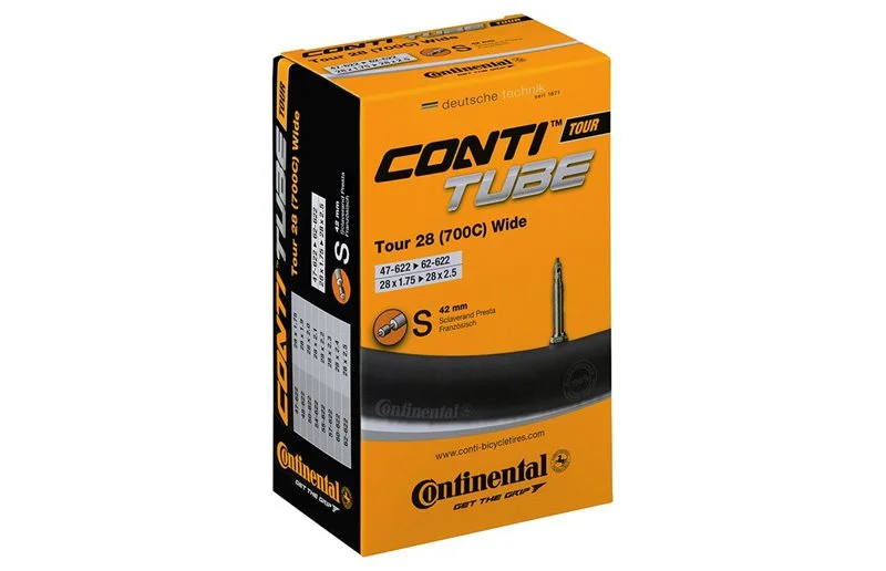 Sykkelslange Continental Tour Wide 28" Presta 42mm 47/62-622 v:2311884