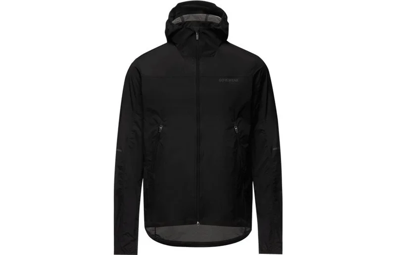 Sykkeljakke GOREWEAR Fernflow Hettejakke Vindjakke Menn Svart v:8902457