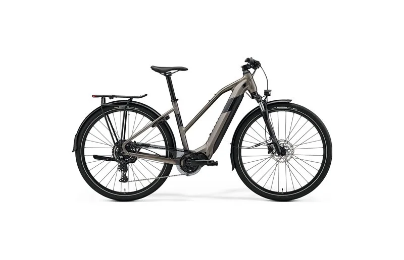 Elsykkel hybrid Merida eSpresso L 400 EQ Silk Warm Slate Grey/Black v:2007289