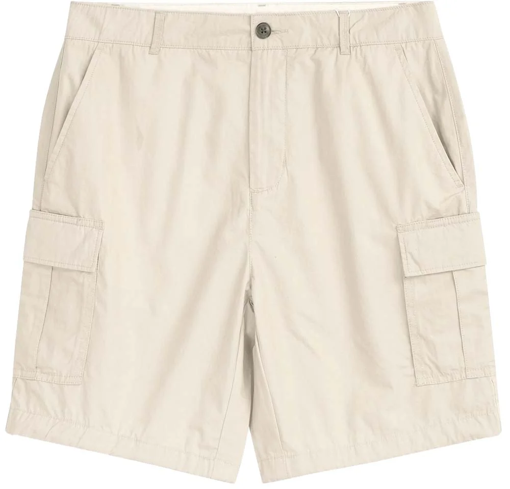 Knowledge Cotton Apparel Men’s Fig Loose Cargo Poplin Shorts Light Feather Gray v:5050669 Knowledge Cotton Apparel Men’s Fig Loose Cargo Poplin Shorts Light Feather Gray v:5050669