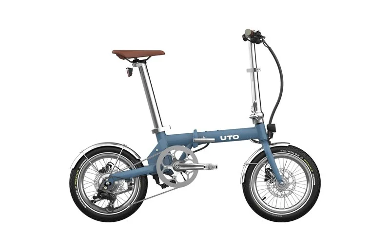 Sammenleggbar elsykkel UTO Og16 Blue Satin 16″ v:1460003 Sammenleggbar elsykkel UTO Og16 Blue Satin 16″ v:1460003