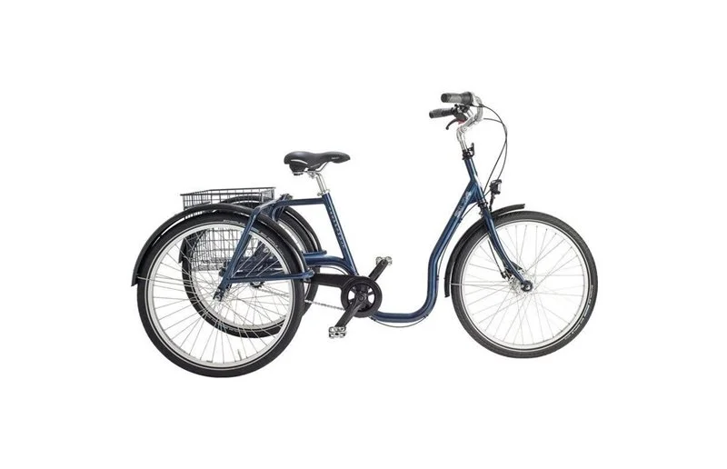 Skeppshult Trehjulssykkel S3 Comfort 24 7-Gir Blåbærblits v:8015994
