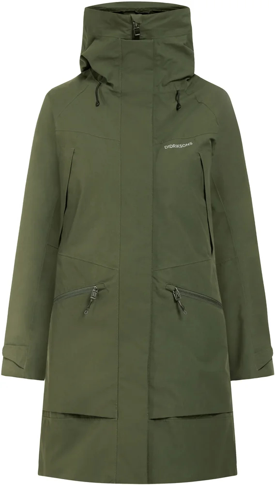 Didriksons Women's Ilma Parka 8 Deep Green v:4518273