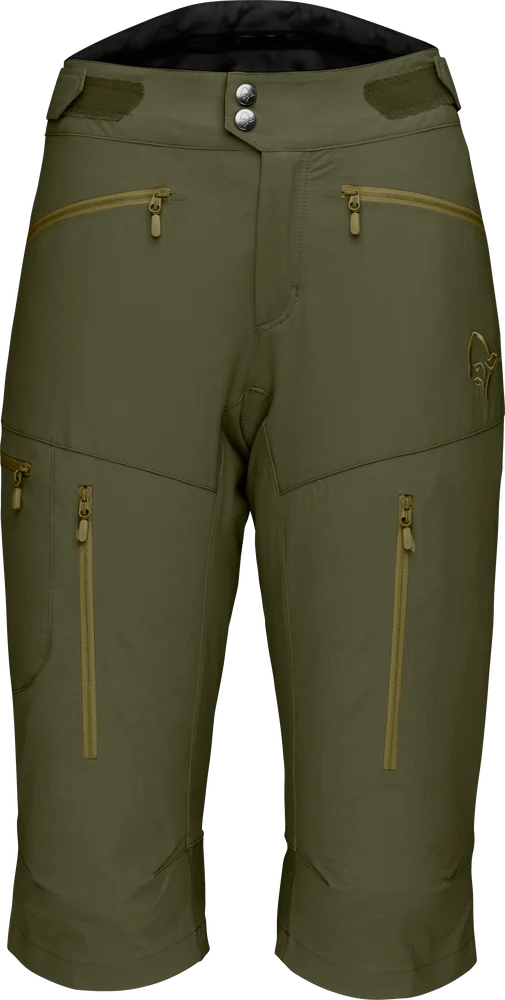 Norrøna Women's Fjørå Flex1 Shorts Olive Night v:6481381