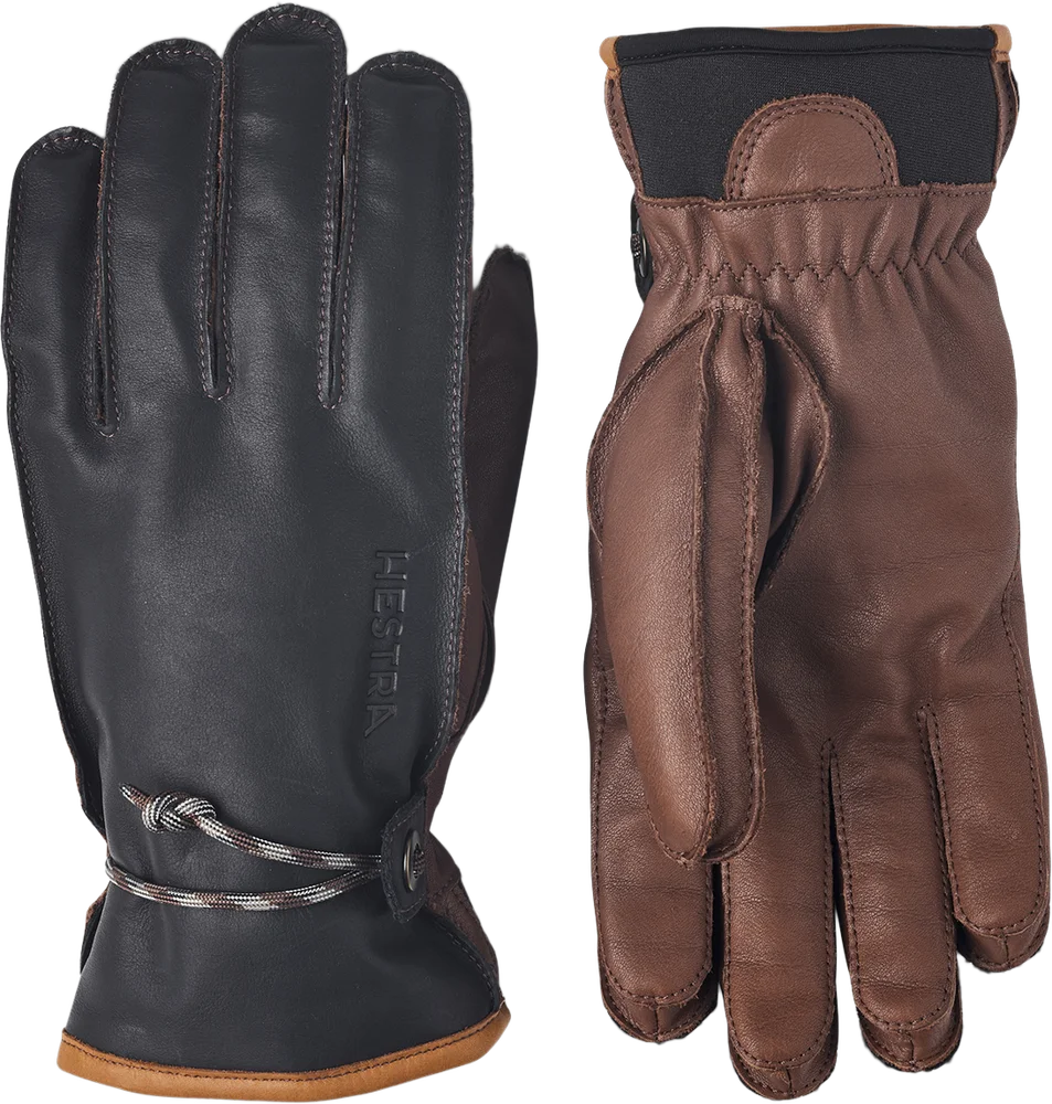 Hestra Wakayama 5-Finger Navy/Brown v:3071021 Hestra Wakayama 5-Finger Navy/Brown v:3071021