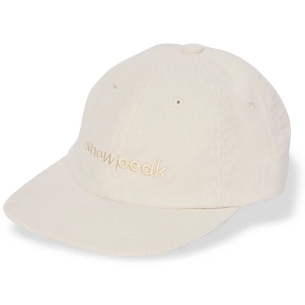 Corduroy Logo Design Cap Ivory v:9600512