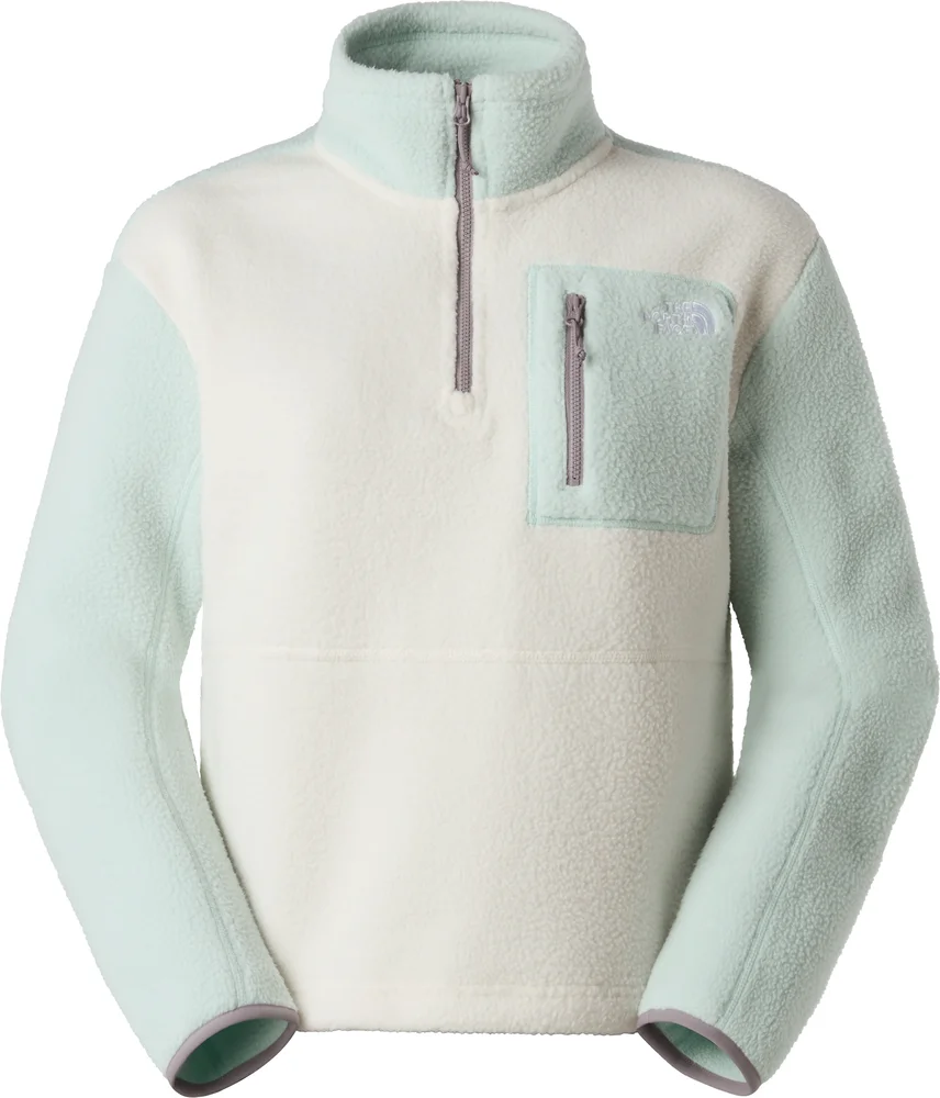 The North Face Women's Yumiori 1/4 Zip White Dune/Opal Frost/Transcendent Grey v:3400210