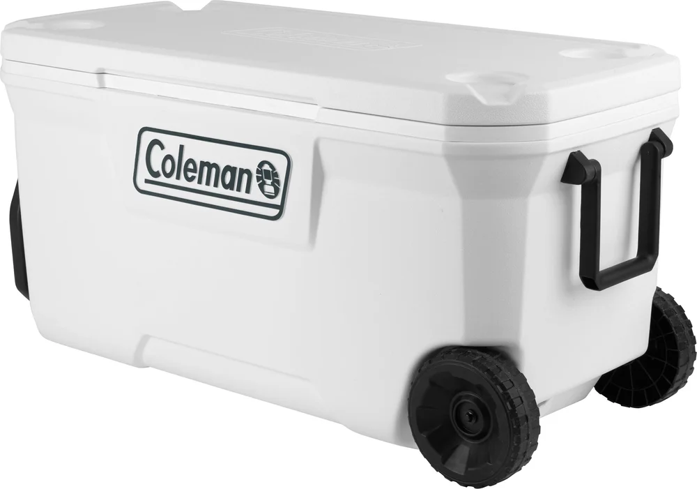 Coleman Xtreme Marine Wheeled 100 QT White v:3980729 Coleman Xtreme Marine Wheeled 100 QT White v:3980729